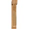 Ekena Millwork Traditional Traditional Rough Sawn Bracket w/ Offset Brace, Western Red Cedar, 6"W x 30"D x 34"H BKT0604X30X34TRA01RWR - alternate 3